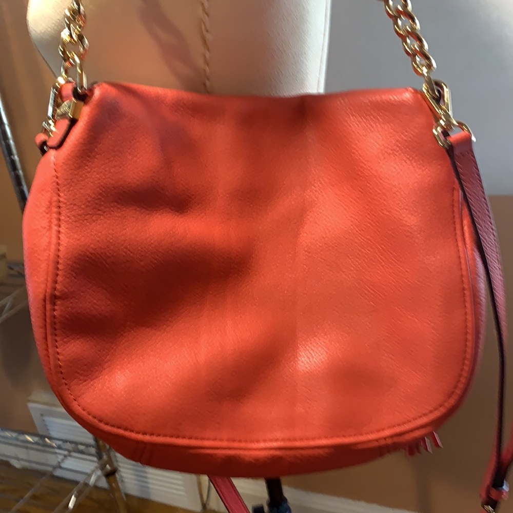 Authentic Michael Kors Leather Crossbody purse - Picture 8 of 11